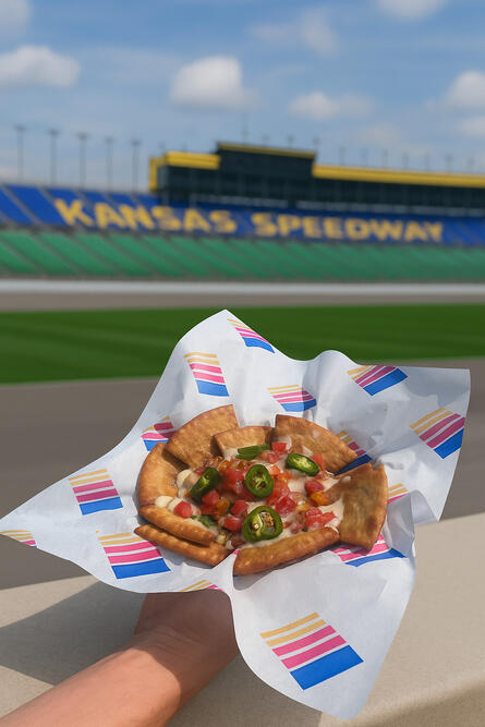 Hot Honey Pita Nachos